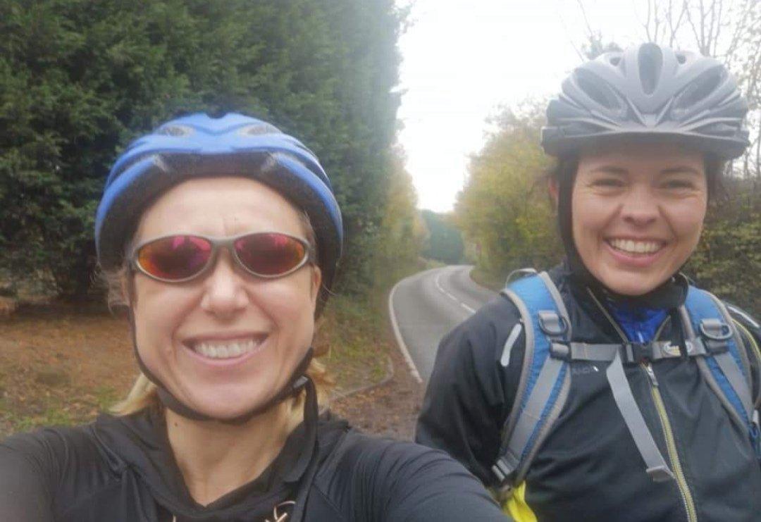 Gina Leadbeatter (left) and teammate Kate Leyshon are taking part in the Horsham Ladies Rugby team fundraiser SUS-201124-132829001