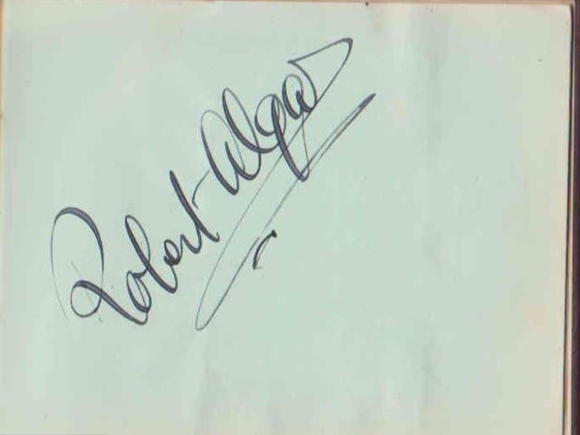 Gladys Brown's autograph book featuring signatures from the world of music hall and film in the 1930s, including Billy Cotton