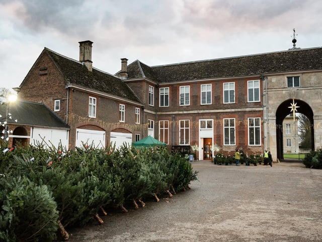 Boughton House in Kettering is hosting their annual Christmas tree sale from November 28 to December 13. They are selling a variety of Normann trees between four feet and nine feet tall as well as a selection of smaller potted trees.