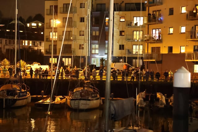 Vigil in Newhaven for the three fishermen who went missing after their boat capsized