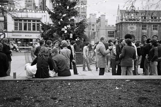 Cathedral Square in the early 80s.