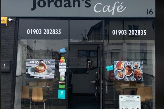 16 South Farm Road, Worthing. Call  07563 277897 or visit www.facebook.com/jordanscafeworthing to find out more.