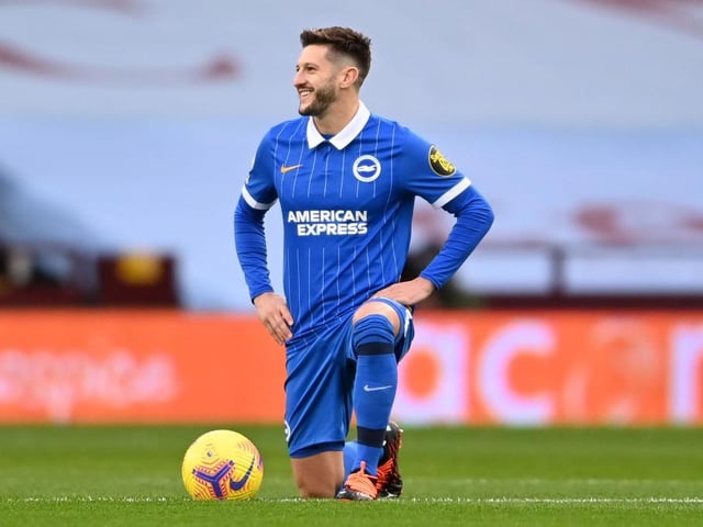 Will hope to shake off a groin injury and take his place against his former club. Made an encouraging and skilful start to his Brighton career and provided the assist for Danny Welbeck's opener against Villa last week.