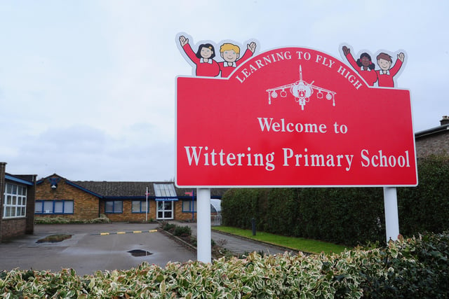 Wittering Primary School. +4.3%