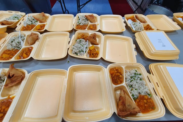 Meals ready to be delivered