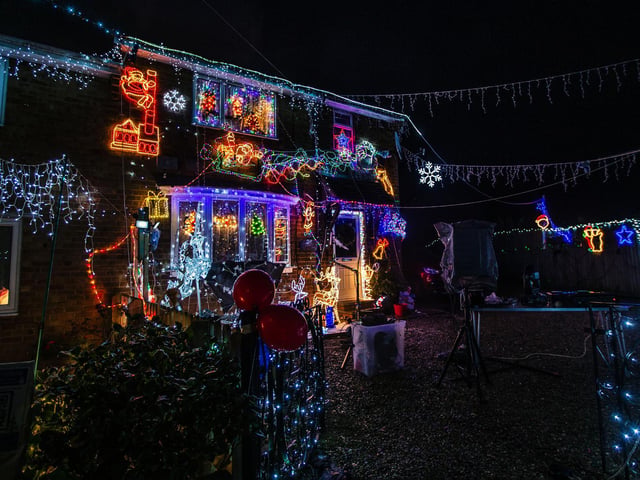 This year Ashley's display is raising money for three charities. Photo: Kirsty Edmonds.
