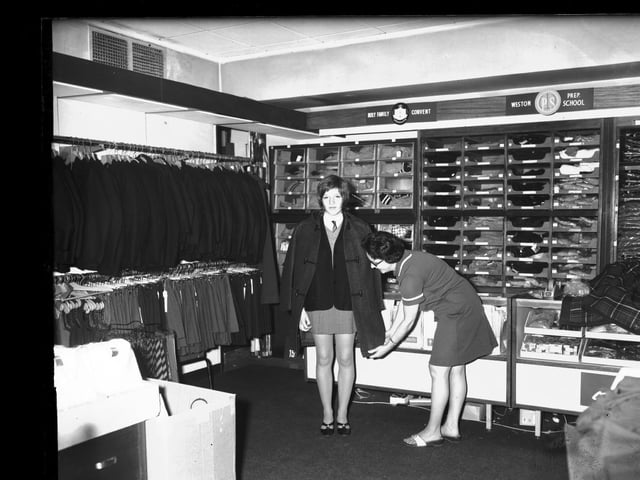 A back to school offer at Adnitts in 1964.