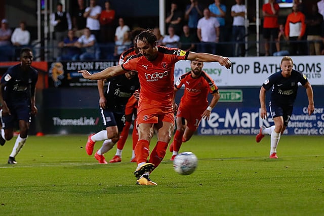 Hatters picked up their first win of the League One season thanks to an early goal from Elliot Lee, before Danny Hylton netted a penalty on the half hour after Lee had been tripped.
