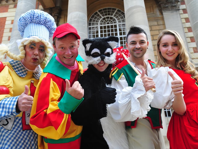 2012: Dick Whittington
Cast: Ricky Groves as Idle Jack, Andy Scott-Lee as Dick Whittington, Emily Adams as Alice Fitzwarren, Zach Vanderfelt as Sarah the Cook, Lawrence Stubbings as King Rat, Sylvia Carson as Fairy Bowbells, Lionel Chilcott as Alderman / Sultan, Peter McCrohon as Captain Birdseye, George Dee as Tommy The Cat