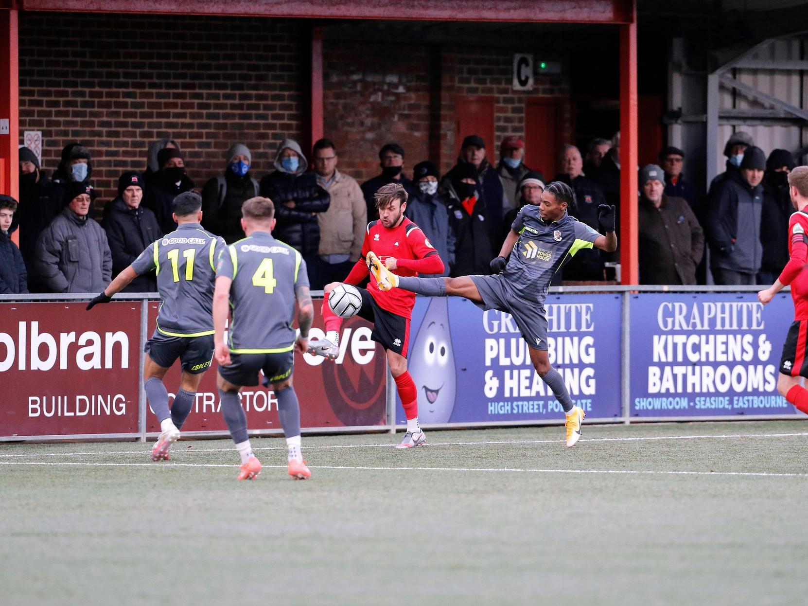 The fans were back at Priory Lane to see Eastbourne Borough beat Dartford 3-1 / Pictures: Lydia and Nick Redman