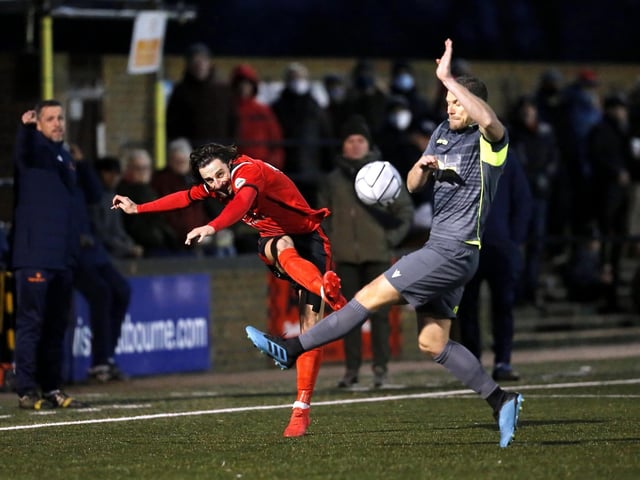 The fans were back at Priory Lane to see Eastbourne Borough beat Dartford 3-1 / Pictures: Lydia and Nick Redman