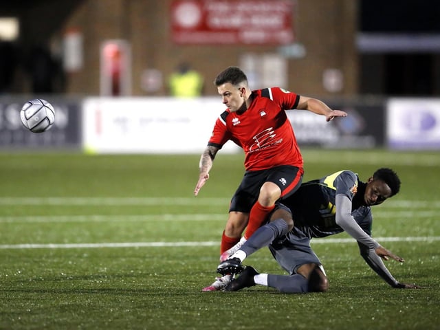 The fans were back at Priory Lane to see Eastbourne Borough beat Dartford 3-1 / Pictures: Lydia and Nick Redman