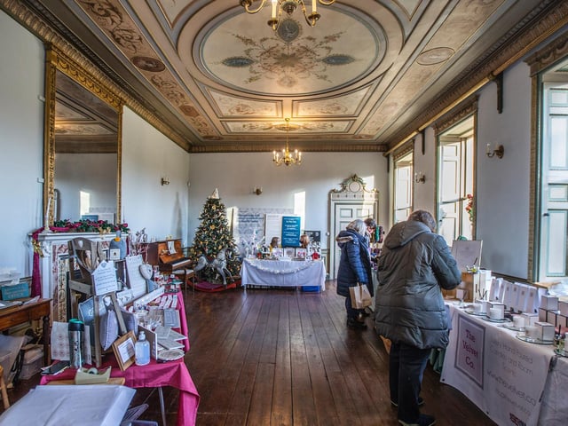 Each room is packed with a variety of unique Christmas products brought to you by local businesses.