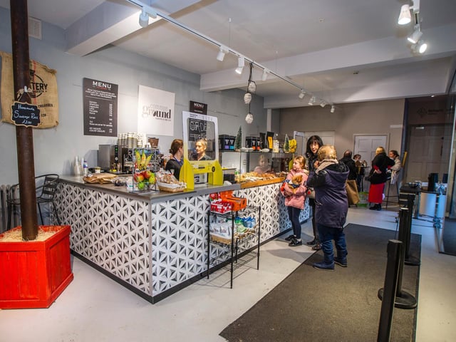 A brand new 'dog walking' deli, Common Ground, opened at the abbey on Saturday for coffee on-the-go.