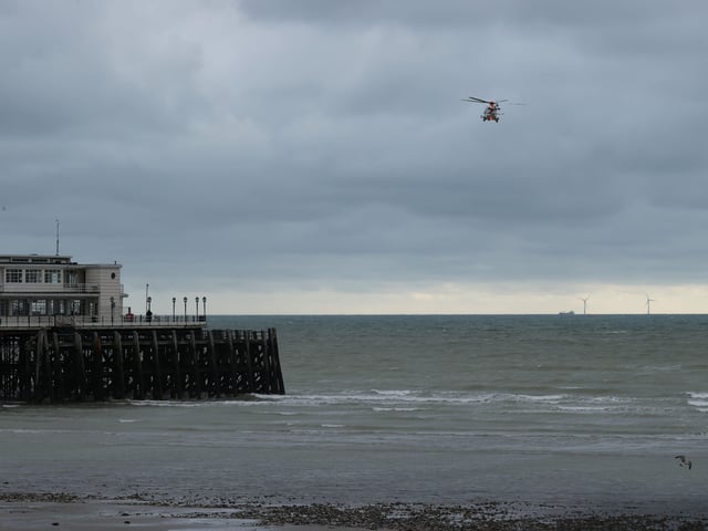 HM Coastguard has been supported by Sussex Police SUS-201012-131740001