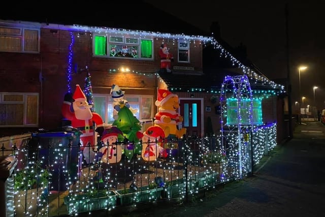 See if you can spot Winnie the Pooh amongst this colourful display of festive cheer.