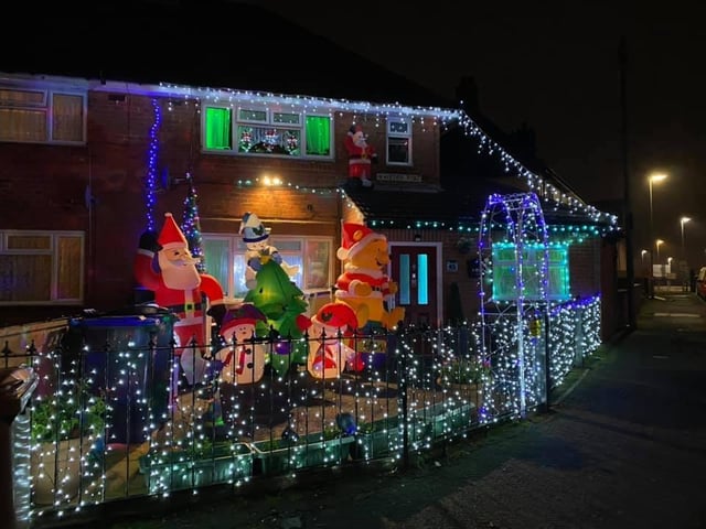See if you can spot Winnie the Pooh amongst this colourful display of festive cheer.