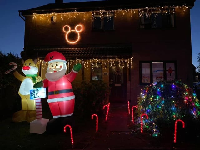 This picture of a Disney themed house was sent in by Emily Stevenson.