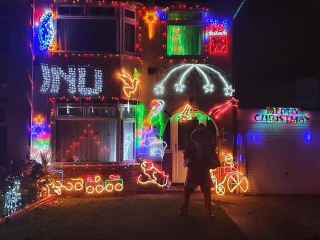 This incredibly display was sent in by Christopher Smith.