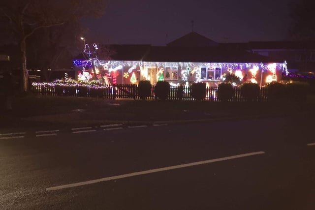 This festive display, in Corby, is absolutely stunning!