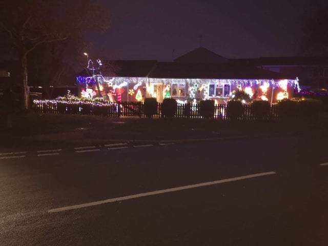 This festive display, in Corby, is absolutely stunning!
