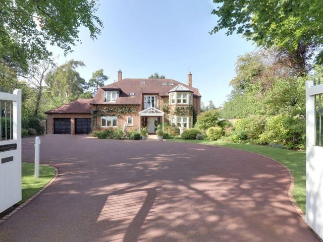 This house on Golf Lane in Church Brampton has four bedrooms on the first floor, each with its own ensuite. One of those bedrooms has the addition of a dressing area with a range of fitted wardrobes. The fifth bedroom is on the second floor and also has its own ensuite.