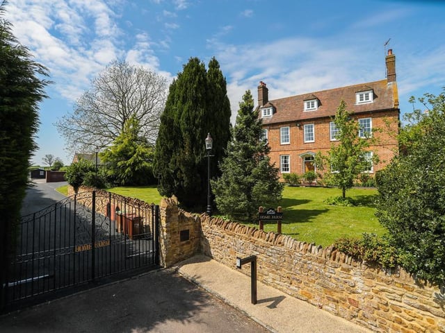 This grade II listed country farm house in Whilton boats of four large bedrooms as well as other quirks such as a Black Smith’s Forge and a wine cellar!