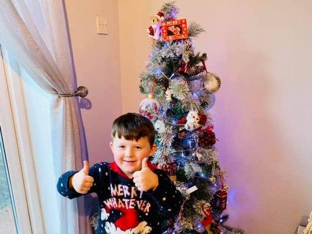 Thank you to Georgina Beale for sending in this picture of her son
