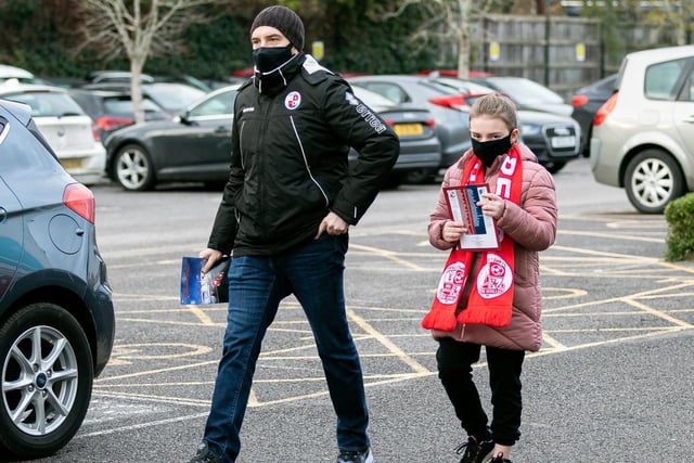 They are back! Crawley Town fans return - picture special