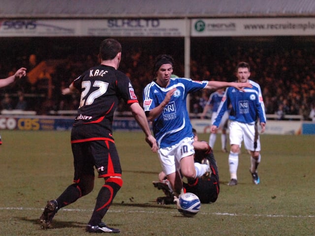 6-0 v Carlisle, home, League One, 2011. Posh managed to smash the Cumbrians despite missing two penalties. George Boyd (pictured) scored twice with Ryan Bennett, Craig Mackail-Smith, David Ball and Tommy Rowe also on target.