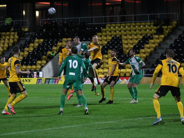 Goalmouth action. Photo: Oliver Atkin