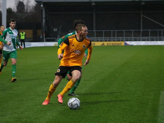 Paul Green on the ball. Photo: Oliver Atkin