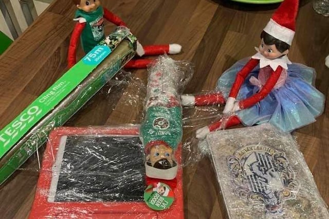 The elves have been busy wrapping up all the electronic devices in Zoé Pannett's Worthing home