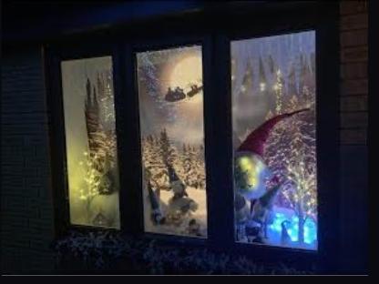 Each night in December, up until Christmas Eve, two new windows are unveiled