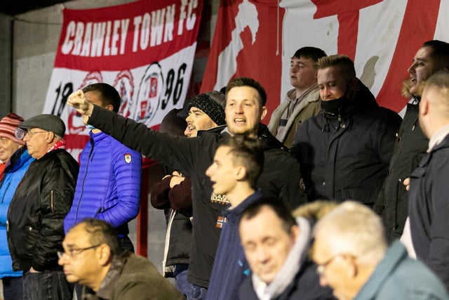 Crawley Town fans back the People Pensions Stadium