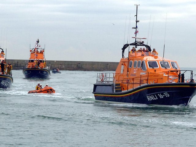 The arrival of Enid Collett at Shoreham RNLI Lifeboat Station on December 10, 2010. Picture: Gerald Thompson