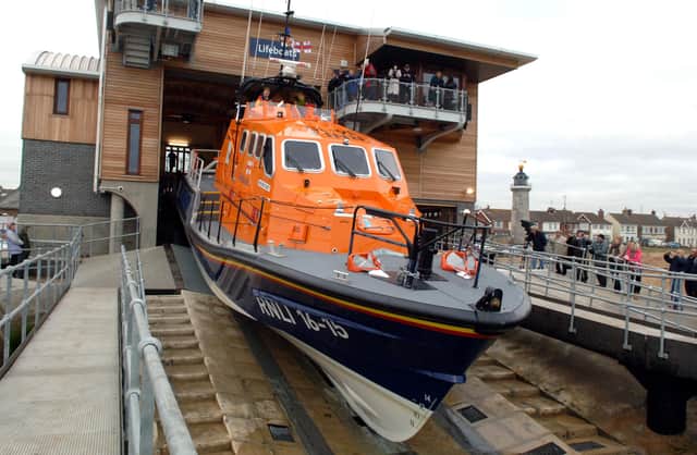 The arrival of Enid Collett at Shoreham RNLI Lifeboat Station on December 10, 2010. Picture: Gerald Thompson