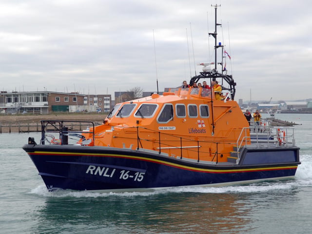 The arrival of Enid Collett at Shoreham RNLI Lifeboat Station on December 10, 2010. Picture: Gerald Thompson