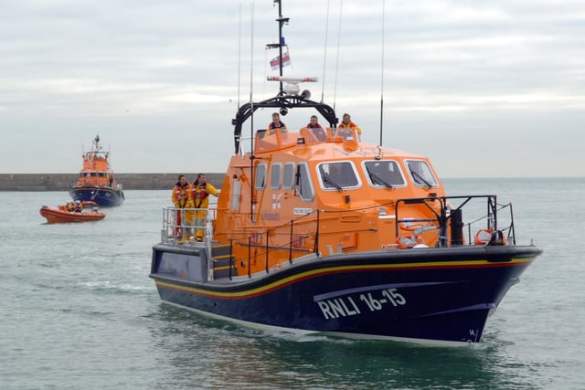 The arrival of Enid Collett at Shoreham RNLI Lifeboat Station on December 10, 2010. Picture: Gerald Thompson