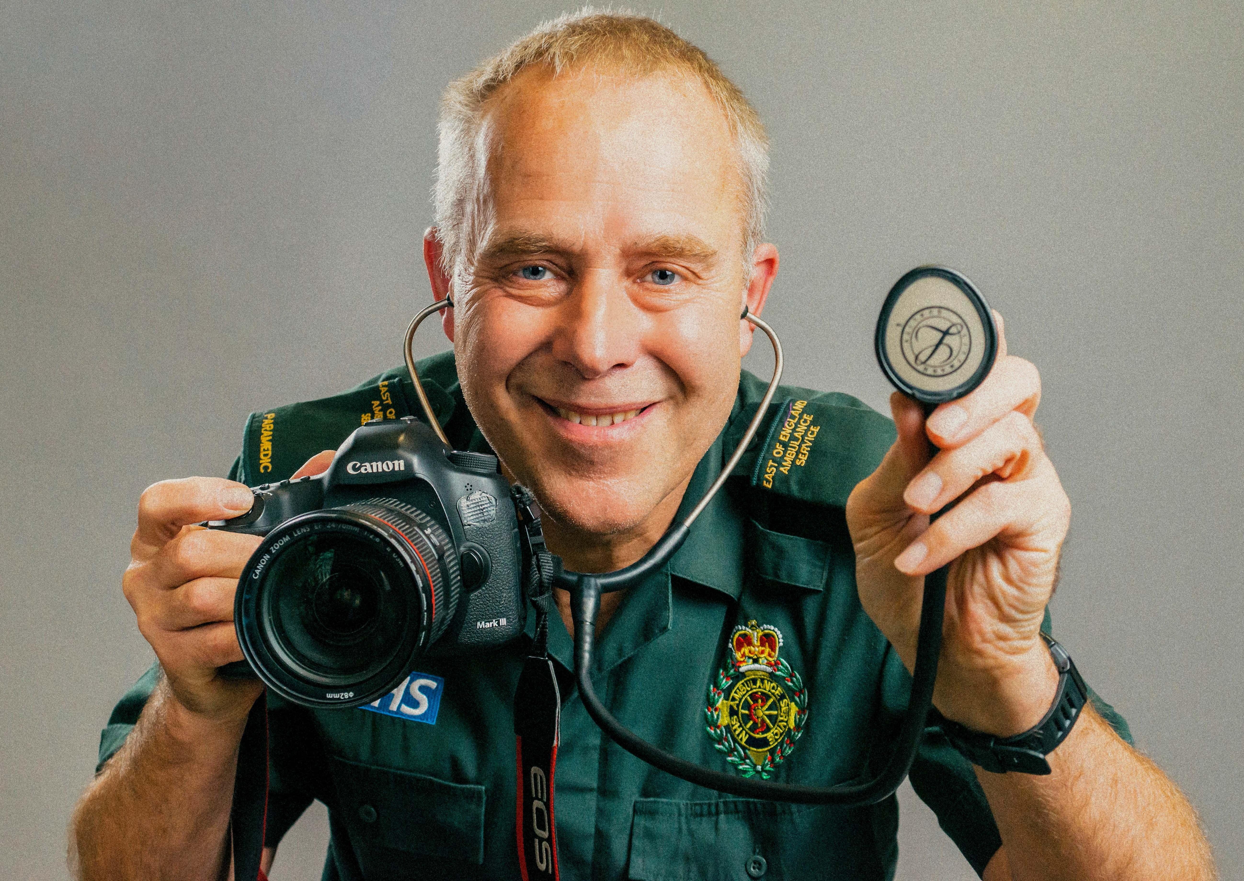 Chris Porsz- Known as the Paramedic Paparazzo, Chris has for decades captured on camera ordinary city folk as they go about their business giving the city a unique pictorial archive.
This year he once more got national attention,  and positive publicity for the city,  with his new book –a timely photographic modern history of the NHS in Peterborough. As his nickname reveals his day job is a vital one - helping poorly people as a paramedic. Or at least it was until he decided to retire last month after 46 years with the NHS.For that alone he deserves our thanks. At least he will have a bit more time to work on his next book Reunions 2 when he recreates some of his old photos.