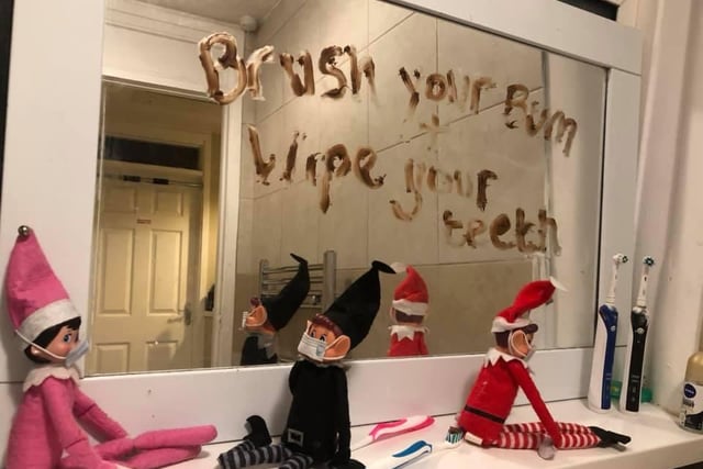 The elves at Sam Frankson's Crawley home are obviously a little confused....