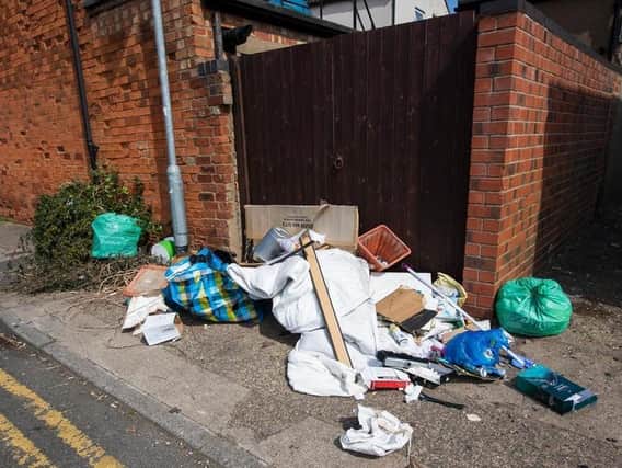 Fly-tipping is a prevalent issue in Northampton. Photo: Leila Coker.