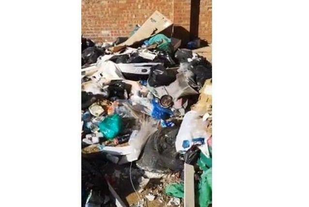In second place with 131 reports of fly-tipping in the 12 months up to November, 1 this year.