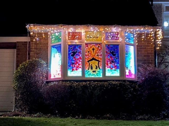 Each night in December, up until Christmas Eve, two new windows are unveiled