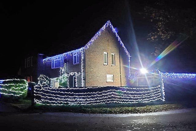 Colin Tyler came third in the Pulborough Christmas Lights Competition