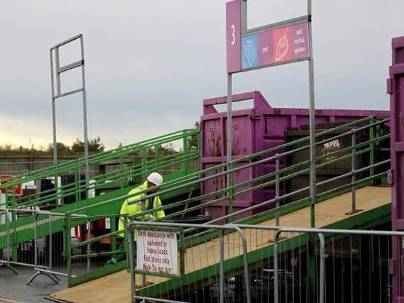 Northamptonshire's tips will be open on different days and at different times during the festive period.