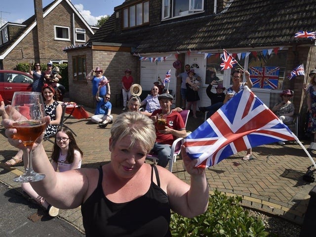 May: Residents held socially distanced street parties tomark the 75th anniversary of VE Day