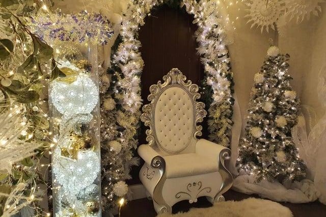 Staff at The Riverside Hub in Northampton created a grotto complete with pretty lights and a throne for Santa to sit on.The grotto was made specifically for children who were patients at Northampton General Hospital during the festive period and could not visit Santa this year.