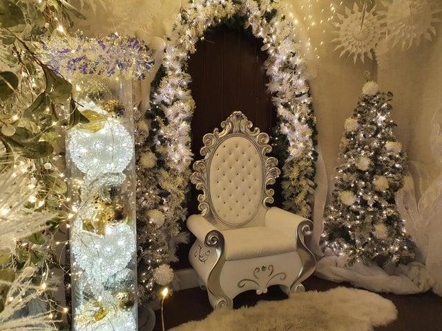 Staff at The Riverside Hub in Northampton created a grotto complete with pretty lights and a throne for Santa to sit on.The grotto was made specifically for children who were patients at Northampton General Hospital during the festive period and could not visit Santa this year.
