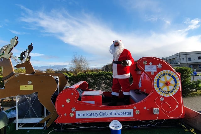 Santa Clause paid a visit to Whittlebury Park on Sunday December 20 for an event that raised over £700 for the Towcester Rotary Club. The money will help to support the Towcester Food Bank, Community Fridge, Men’s Minds Matter and St Lawrence Church Christmas food parcels.